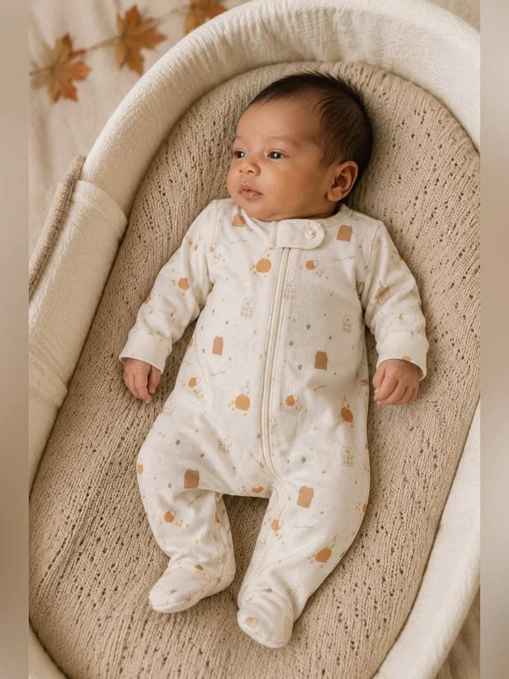 NWT - Little Snoopy Baby 0–3M Fall Halloween Footed Sleeper